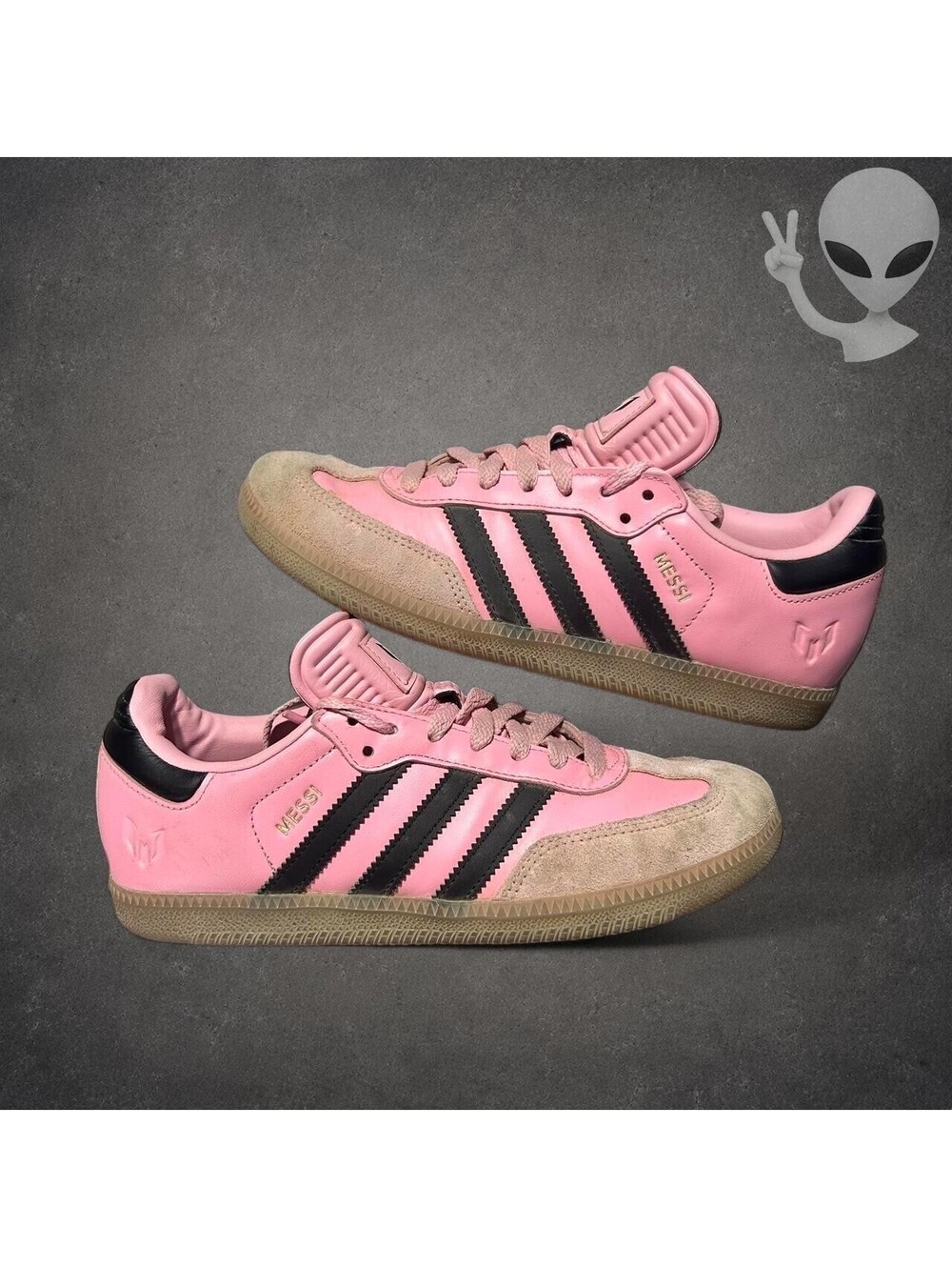 Adidas Samba Messi Inter Miami Home Pink Black Gum Shoes Mens US 5.5 IH8158